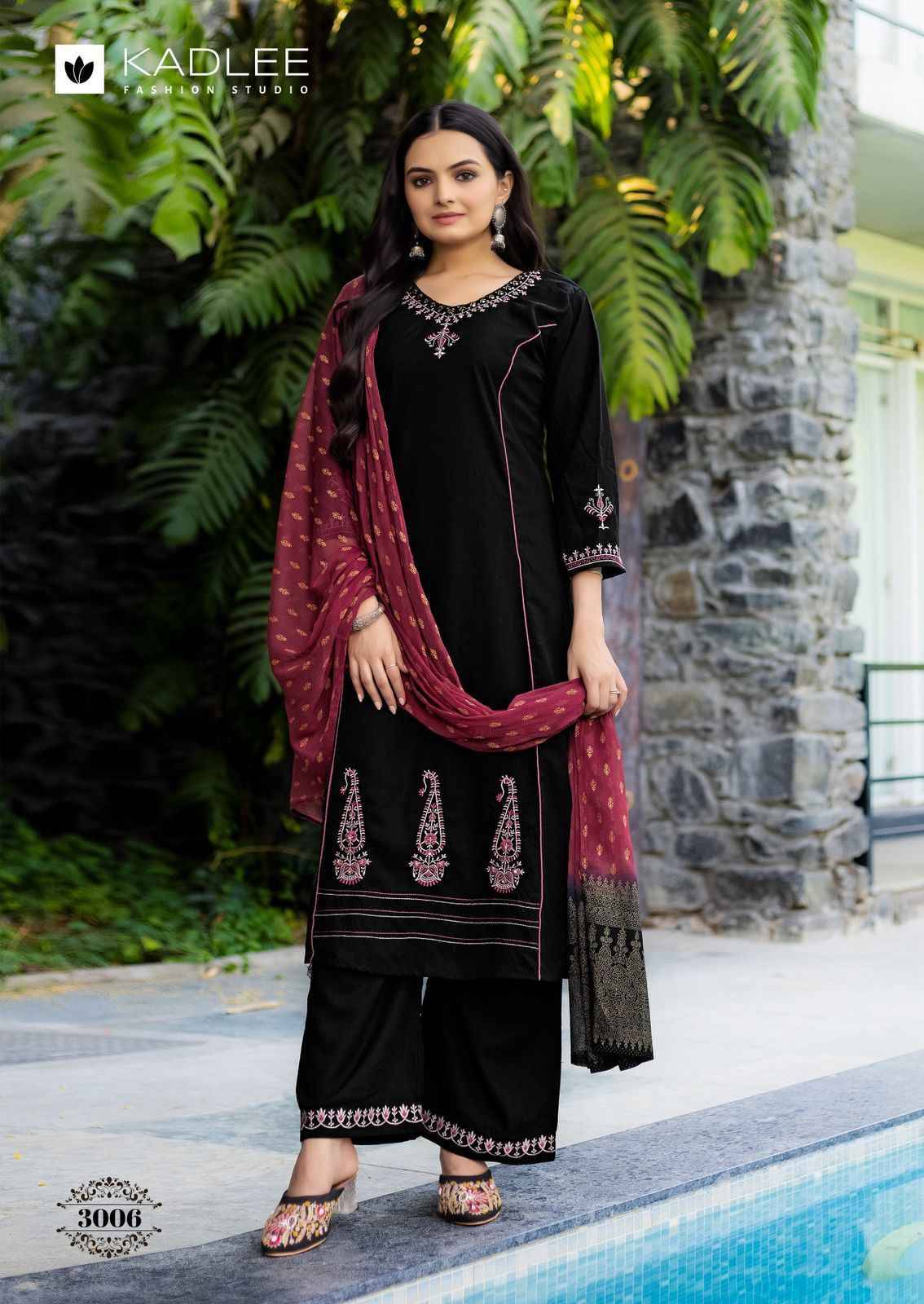 Amrita By Kadlee 3001 To 3006 Series Stylish Fancy Colorful party wear dresses At Wholesale Price